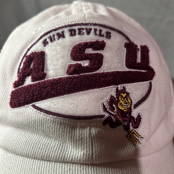 Nike Team Unisex Arizona State University ASU Sun Devils Logo White Hat - Picture 10 of 11